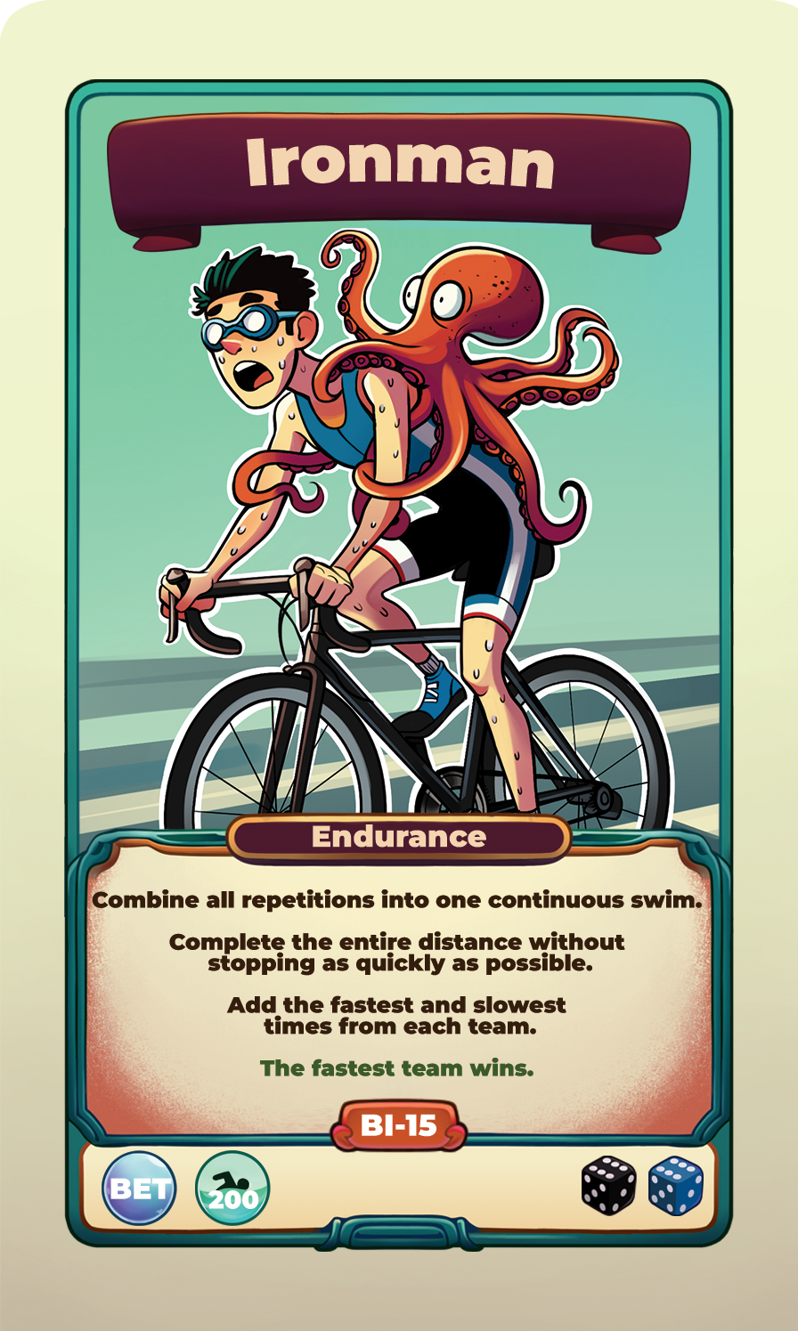 Ironman challenge card